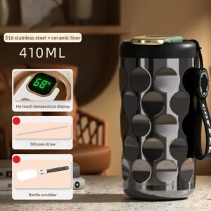 زجاجة ترمس ذكية مزودة بشاشة عرض LED